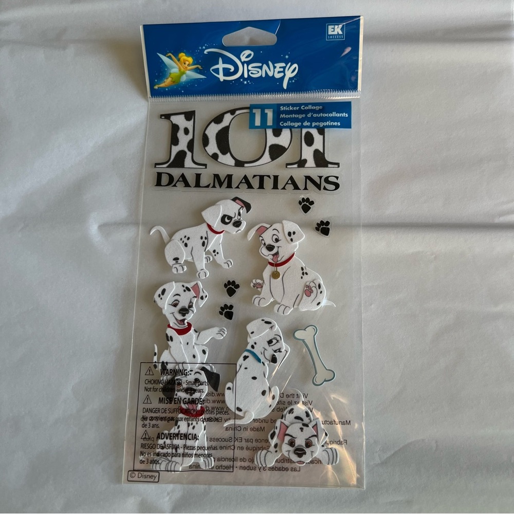 NWT EK Success Jolee’s Disney 101 Dalmatian Puppies Dimensional Sticker Set